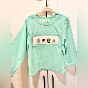 Smocked Starbucks Cake pop shirt